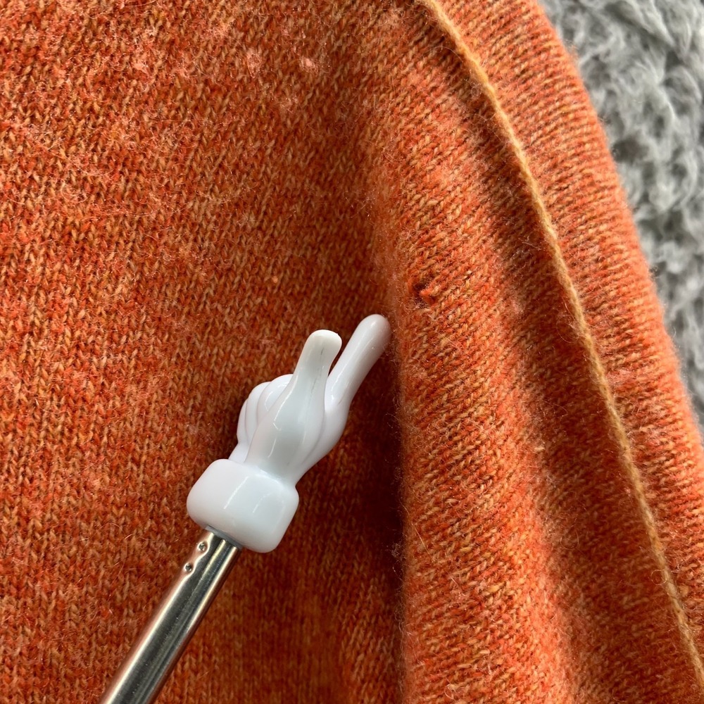 DALMINE Sweater Mens Size 52 Pullover Cashmere Orange* - Picture 5 of 9